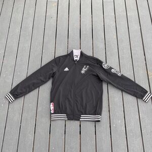 Adidas 2015 NBA All Star Game Jacket San Antonio Spurs On-Court Warm Up L AZB012